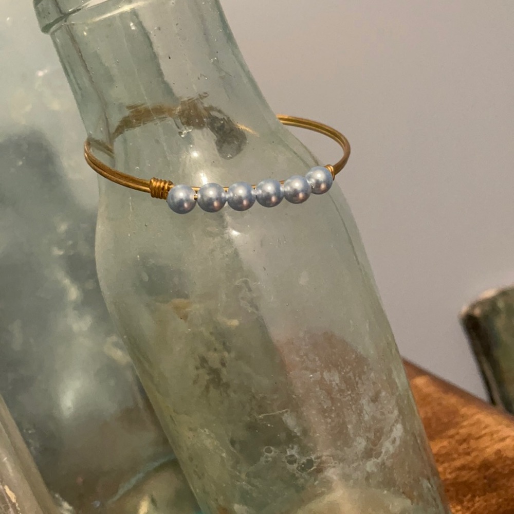 Gold and blue Luca and Dani bracelet